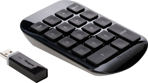 Targus Teclado Numrico Inalmbrico, Con Receptor Nano Usb, Te