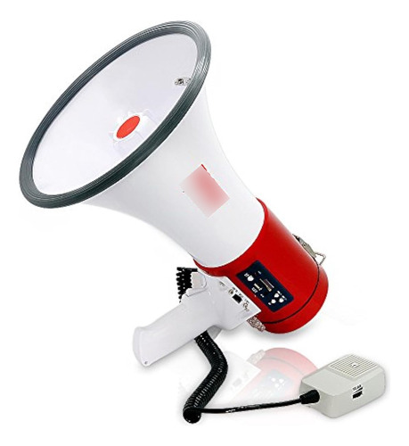 Pyle Megaphone - Bocina De Sirena De 50 W, Altavoz