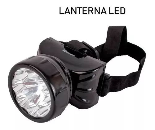 Lanterna de Cabeça Recarregável 9 LEDS DP-781 DP LED