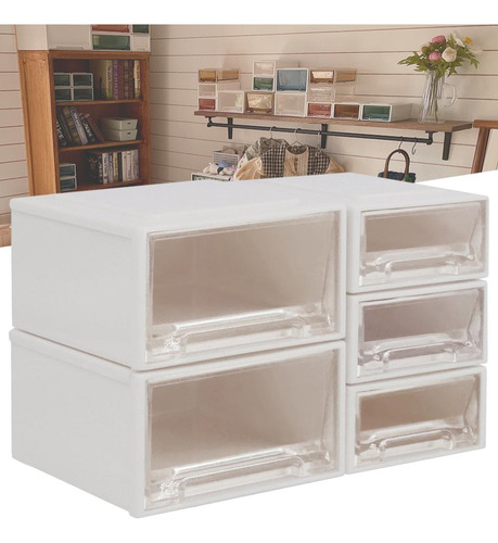 Caja De Almacenamiento De La Casa De Muñecas Y Claro