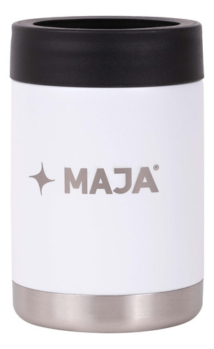 Maja Sportswear - Porta Lata 12 Oz De Acero Inoxidable Color Blanco