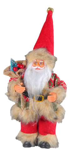 Figura De Papá Noel Para Mesa De Año Nuevo, Vacaciones, Cump