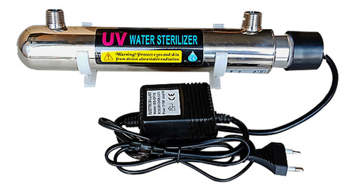 Purificador De Agua Ultravioleta De Acero Inox. 12w, 220v