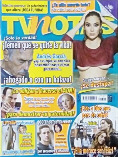 Portafolios Sugey Abrego. Cristiano Ronaldo, Belinda Tvnotas (Usado)