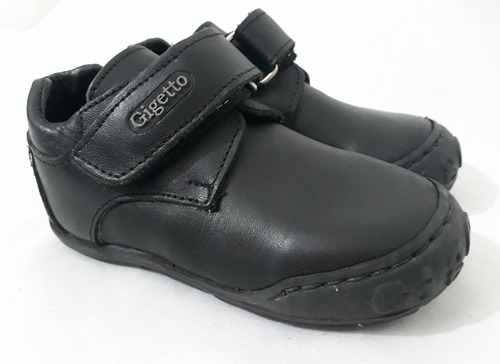 Zapatos Escolares Gigetto Niño Negro Talla 23