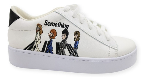 Tenis Urbano Bordado Para Niños Y Grandes The Beatles