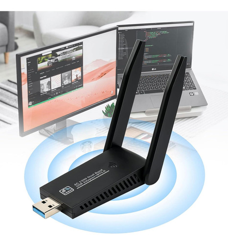 Adaptador Wifi Usb, 1300 Mbps, 5 Dbi Wifi Adaptador Usb