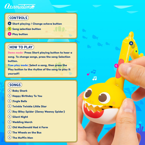 Instrumento Musical Otamatone Melody (baby Shark Edition) Am