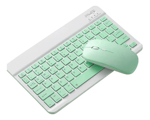 Imagen 3 de 4 de Kit Mouse Y Teclado Inalámbrico Portátil Conexion Bluetooth