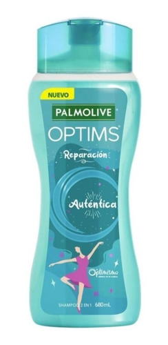 Shampoo Palmolive Optims 2 En 1 Reparación Auténtica 680 Ml