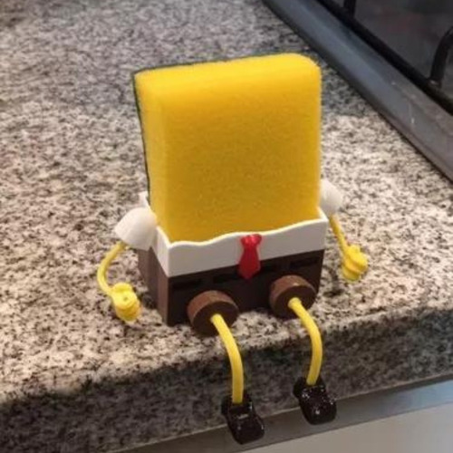 Porta esponja para cocina FBCI Bob Esponja marrón