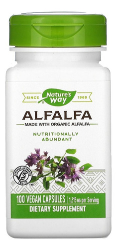 Natures Way | Alfalfa 1215mg 100 Capsulas