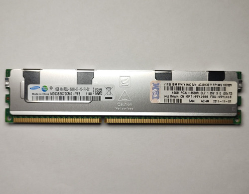 Memoria Ram Servidor Samsung Ddr3 16gb 1066mhz Ecc Reg (Usado)