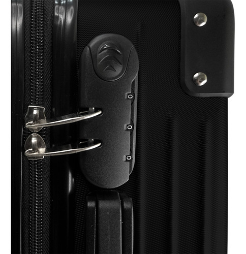 Valija Chica Carry On De Cabina Carrion Rigido De Viaje Color Negro