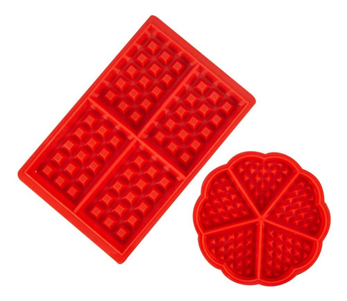 Molde De Gofres De Silicona Molde Para Muffins, Bandeja De