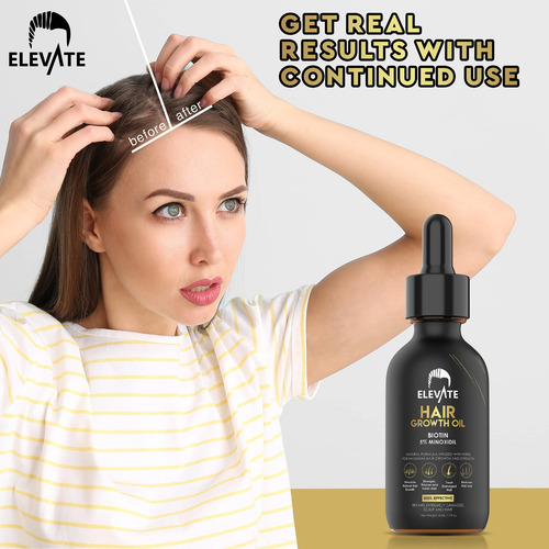 Sérum De Biotina Con Aceite Para El Crecimiento Del Cabello