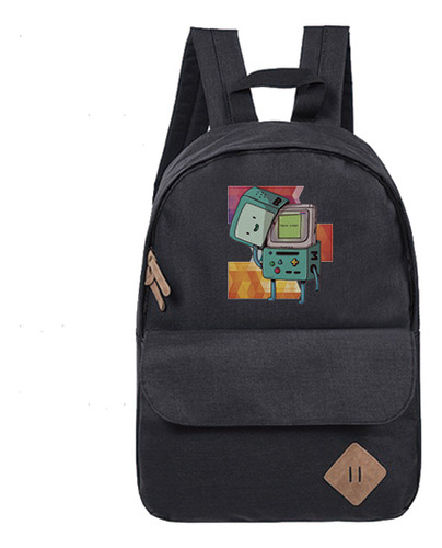 Mochila Escolar Gr N34  Bmo Adventure Time 303