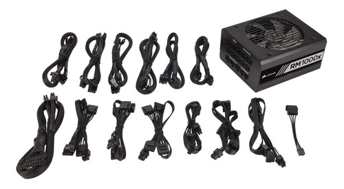 Imagen 7 de 7 de Fuente 1000w Corsair Rm1000x Full Modular 80+ Gold Black