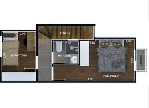 Casa Com 1 Dormitório À Venda, 67 M² Por R$ 220.000,00 - Residencial Morumbi - Poços De Caldas/mg - Ca0050