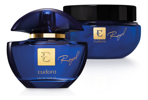 Kit Eudora Royal: Eau De Parfum 75ml + Creme Acetinado 250g Volume Da Unidade 75 Ml