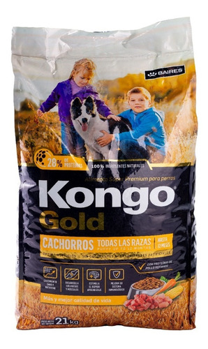 Alimento Perro Kongo Gold Cachorro