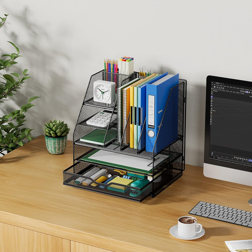 Organizador De Escritorio Archivero Con 5 Niveles Para Ofici