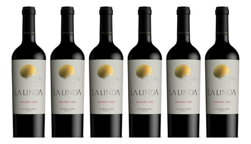 Vino Tinto Luigi Bosca La Linda Malbec 750 Ml Pack X6