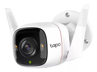 Camara De Seguridad Ip De Exterior Tp Link Tapo C320ws Wifi Con Alarma Resolucion 2k Control De Voz 128gb Almacenamiento