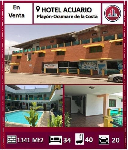 Imagen 1 de 17 de Hotel En Venta Playón Ocumare De La Costa De Oportunidad 04126903606