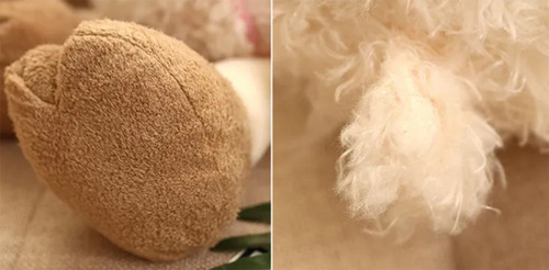 Lindo Peluche Almohada Suave Esponjosa Tierna Oveja 80 Cm Color Blanco