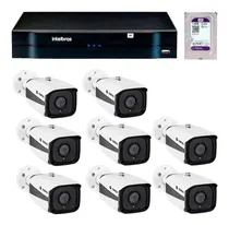 Comprar Kit Cftv Ip Nvr Nvd 1408 Intelbras + 8 Camera Ip Vip 1230 B
