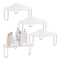 Comprar Mdesign Estante Apilable De Esquina De Plástico\u002Facero, Estan