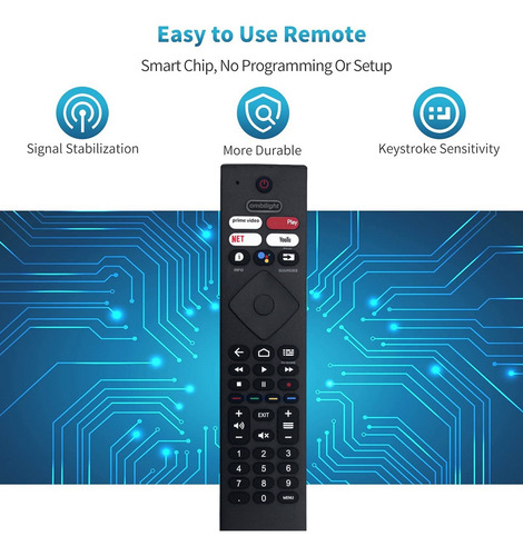 Control Remoto Por Voz Rc4284505/01rp Para Ultra 4k Hd Led S
