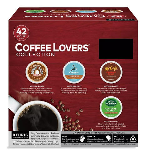 Keurig Coffee Lovers' Collection Variety Pack Mediumroast 42
