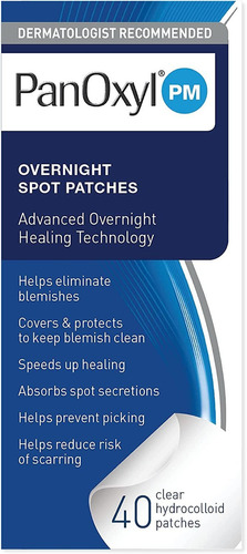 Panoxyl Overnight Spot Patches 40 Clear Patches Original