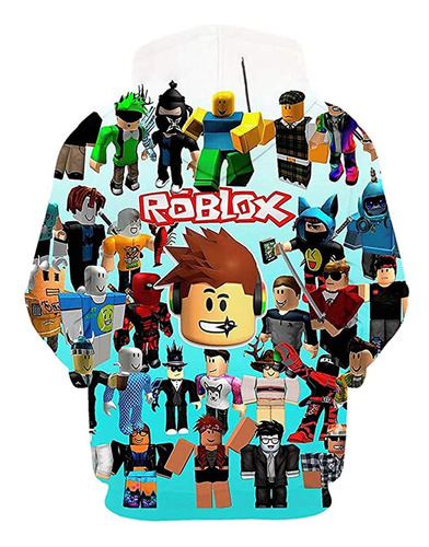 M Niños Roblox Sudadera Con Capucha Impresión 3d Dibujos