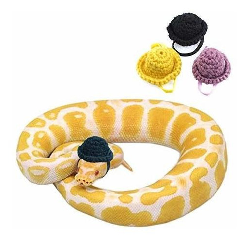 Paquete De 3 Sombreros De Serpiente Correa Elástica Aj...