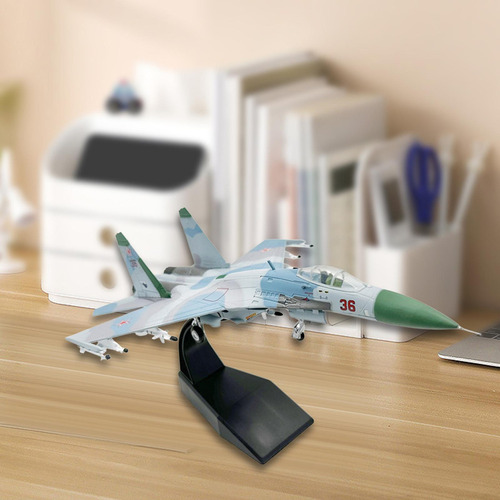 ' Aeronave Su 27 Modelo De Liga Fundida Escala 1/100 Para