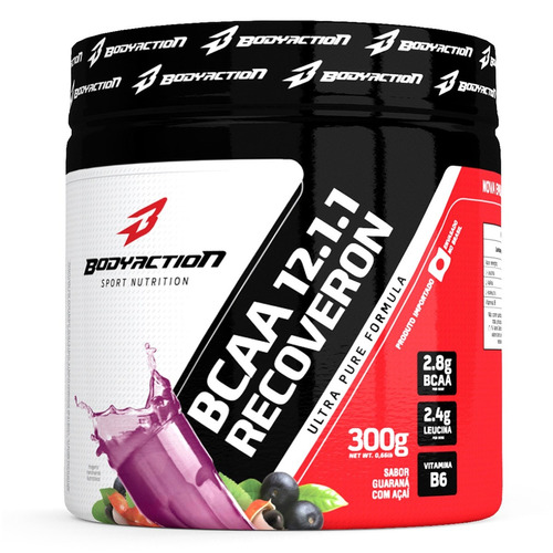 Bcaa 12:1:1 Recoveron 300g Guarana Com Açai