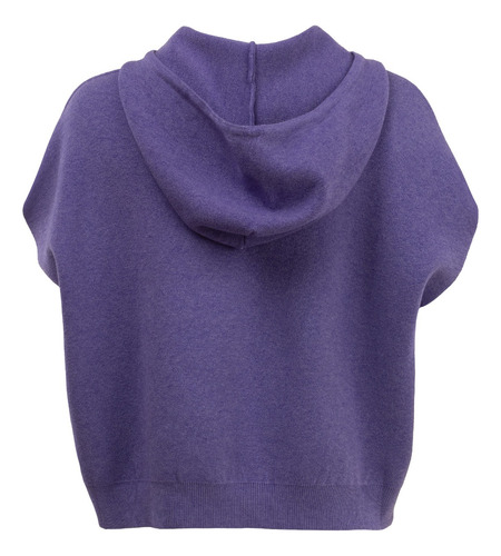 Poncho Capa Corto Chaleco Cerrado Tejido Suave Grueso Gorro