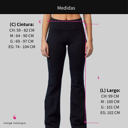 Leggings Deportivos Gym Dama Mango Y Merengue Con Bolsa