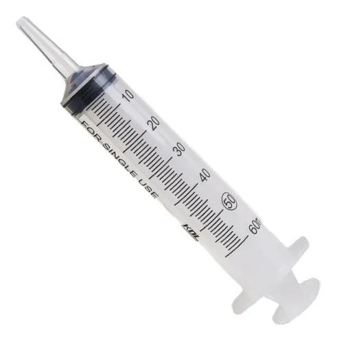 comprar Seringa 60ml Bico Cateter Com Tampa Sem Agulha  - 10unidades