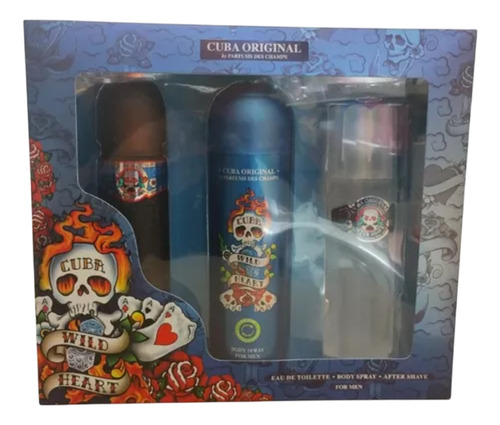Perfume Cuba Wild Heart Edt 100ml/body Spray/after Shave.
