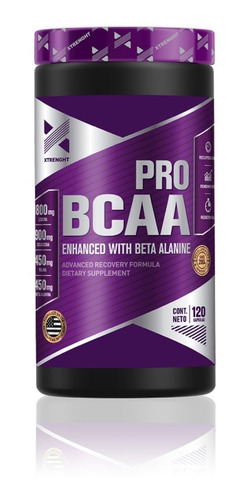 Bcaa Pro Xtrenght 120 Caps Aminoaacidos Con Beta Alanina