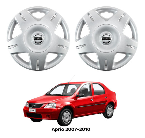 Tapón De Rueda 2pz Aprio 2007-2010 Original