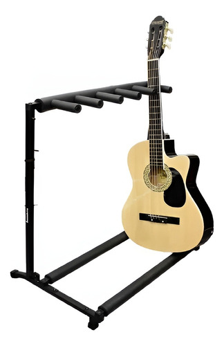 Base Stand Para 5 Guitarras, Soundking Dg036.5 Negro