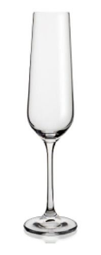 Copa Cristal Champagne 210ml Bohemia Tori Set X6u