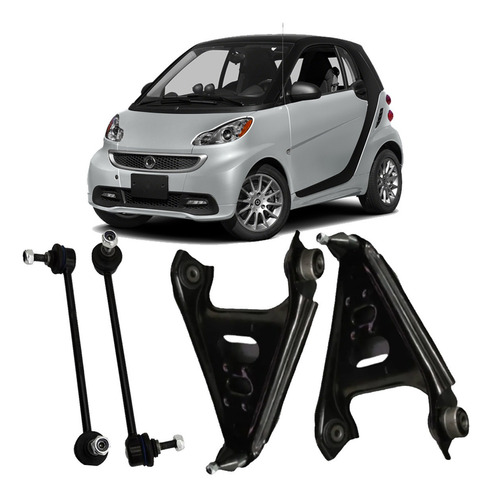 Bieletas Estabiliz Dianteiras + Bandejas Smart Fortwo 2 2010