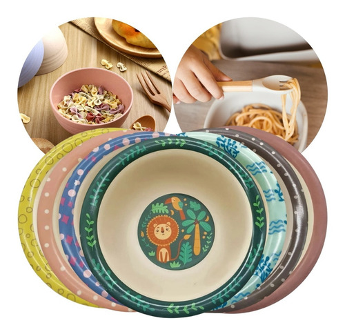 Set X20 Bowl Cuenco Compotera Infantil Decorado Diseño 