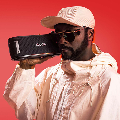 LG Xboom Bounce By Will.i.am | Bocina Bluetooth Portátil | 30hrs De Batería | Ip67